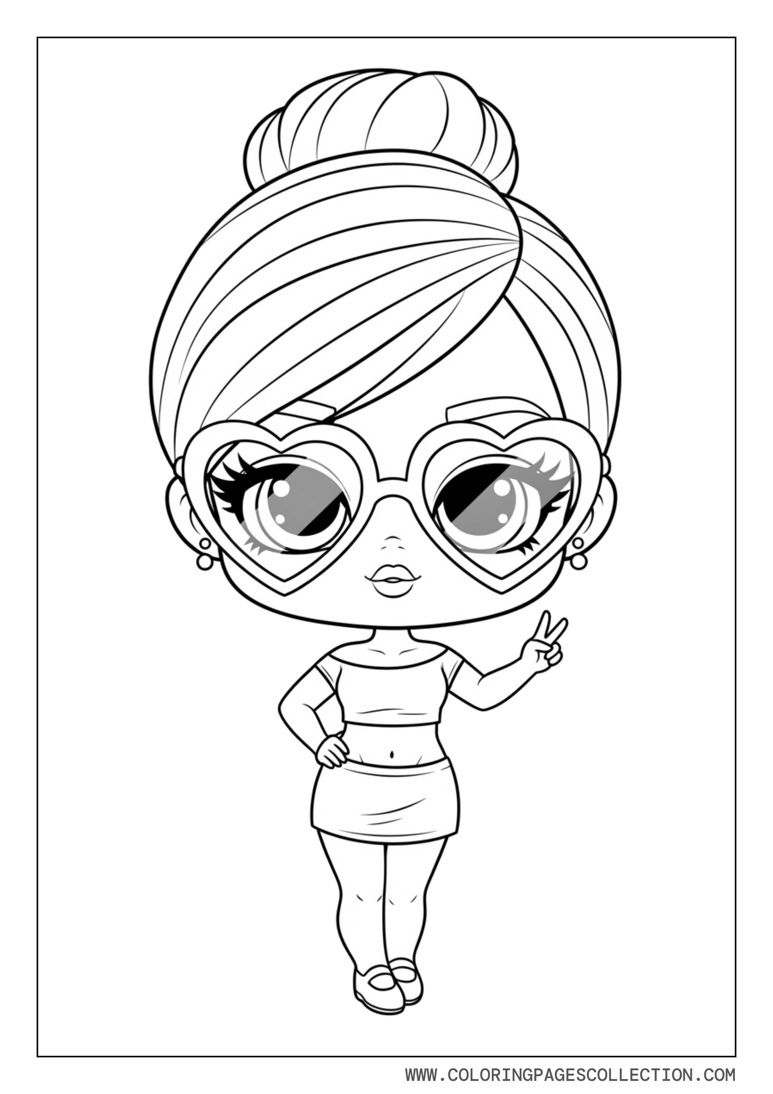 Cute Kawaii Baddie Girl