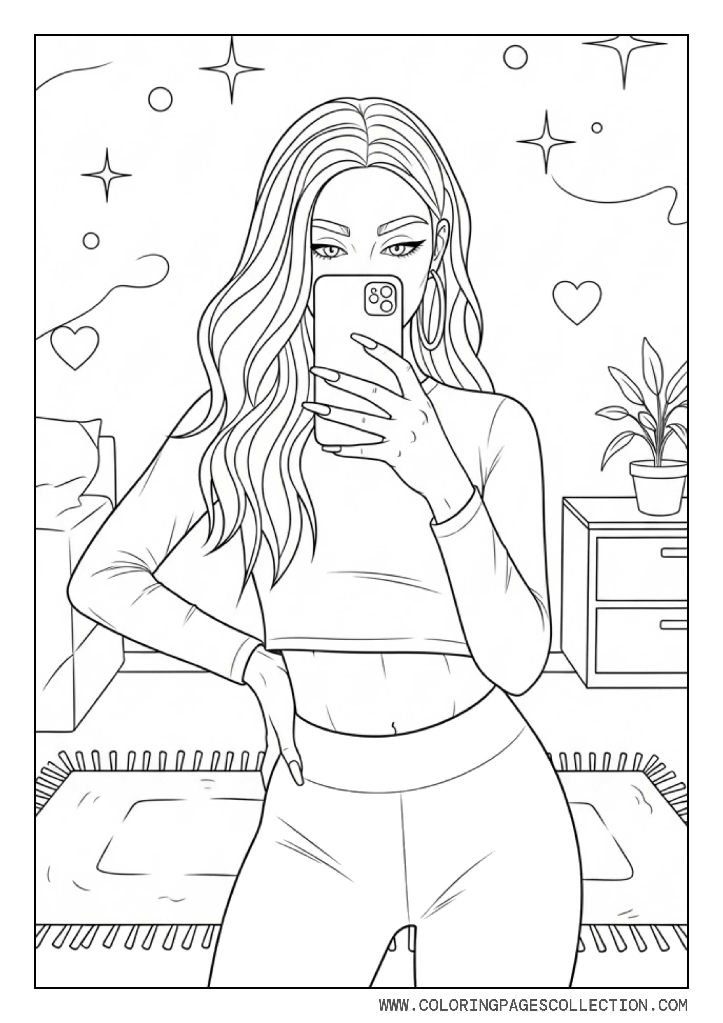 Mirror Selfie Baddie