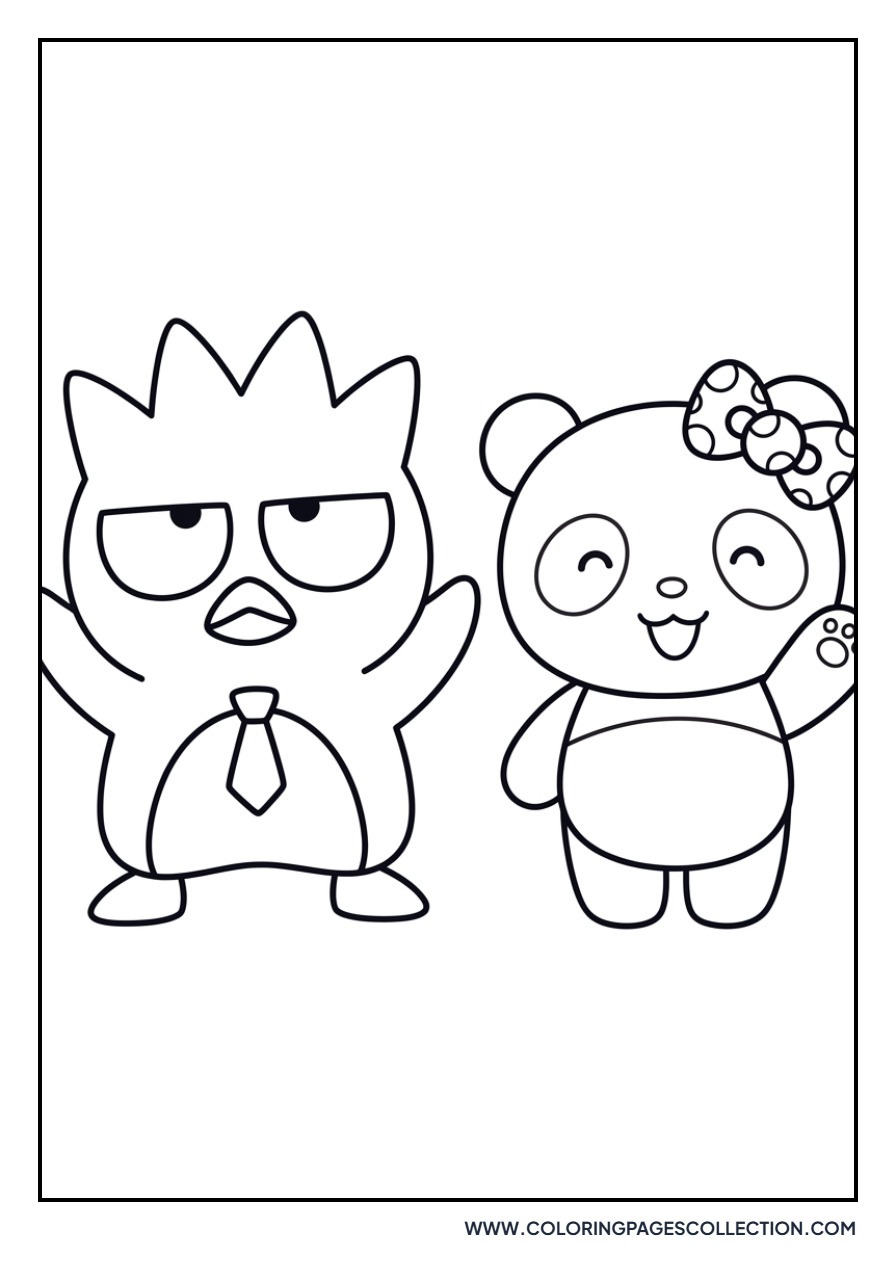 Badtz-Maru and Pandaba