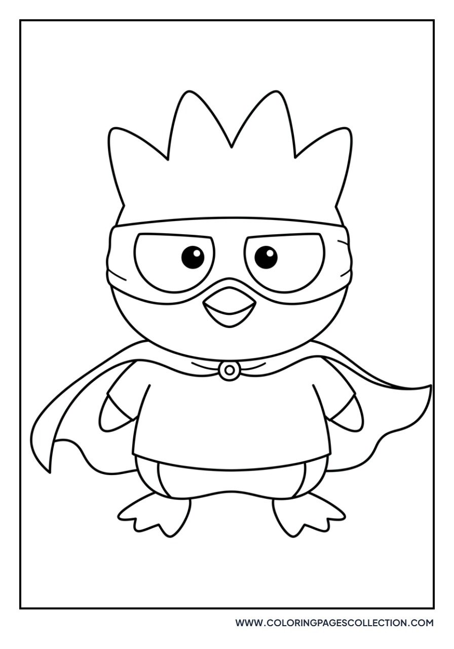 Badtz-Maru as a Superhero