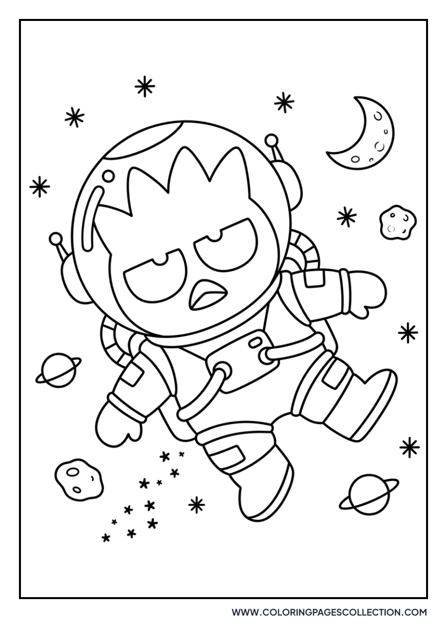 Badtz-Maru as an Astronaut