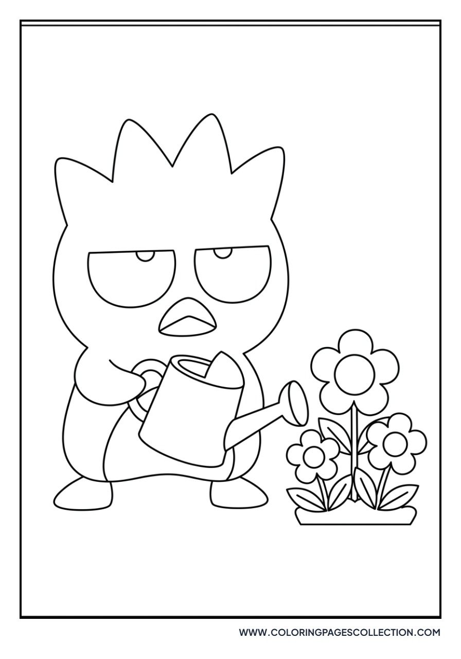 Badtz-Maru Gardening