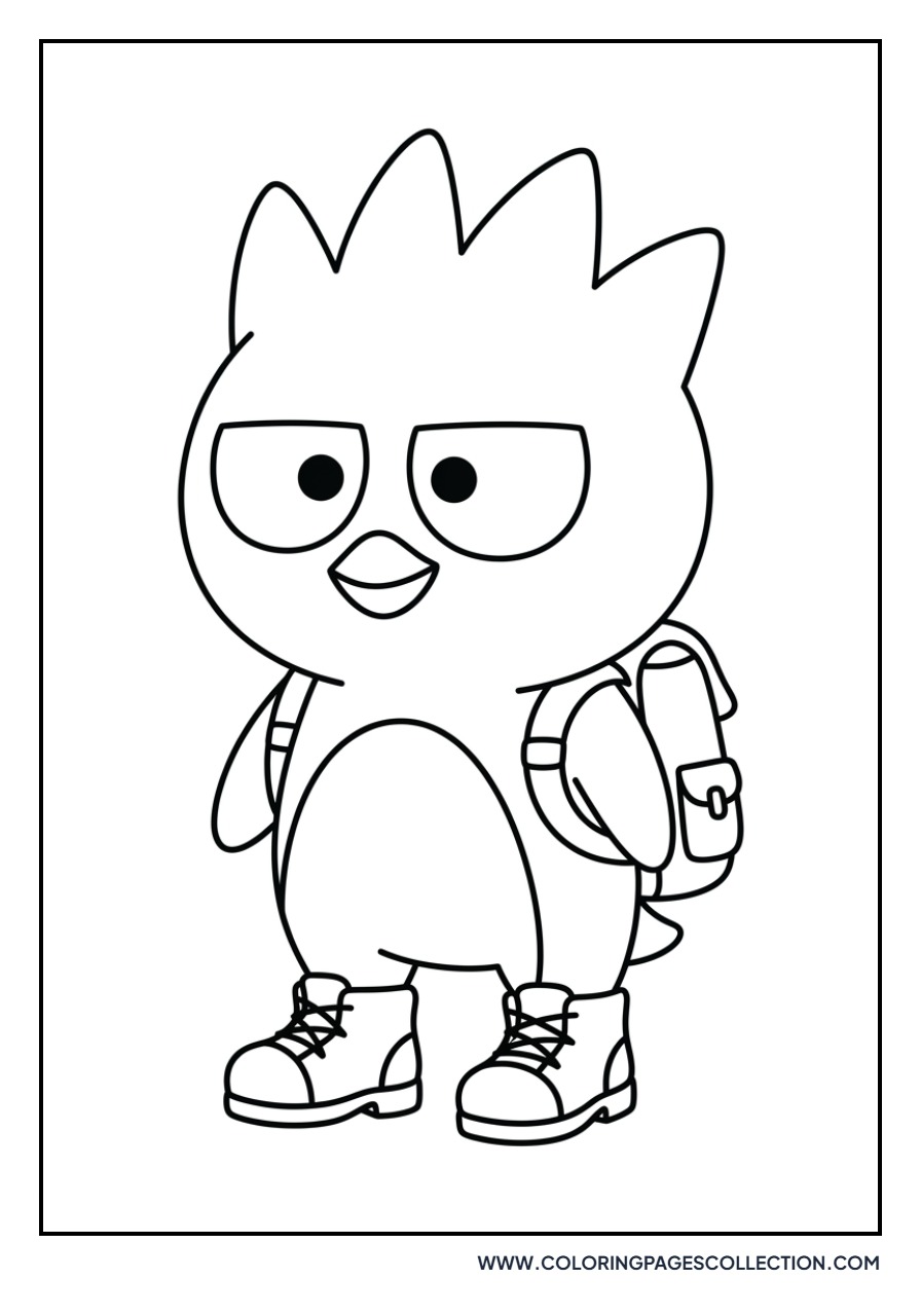 Badtz-Maru Hiking with Backpack