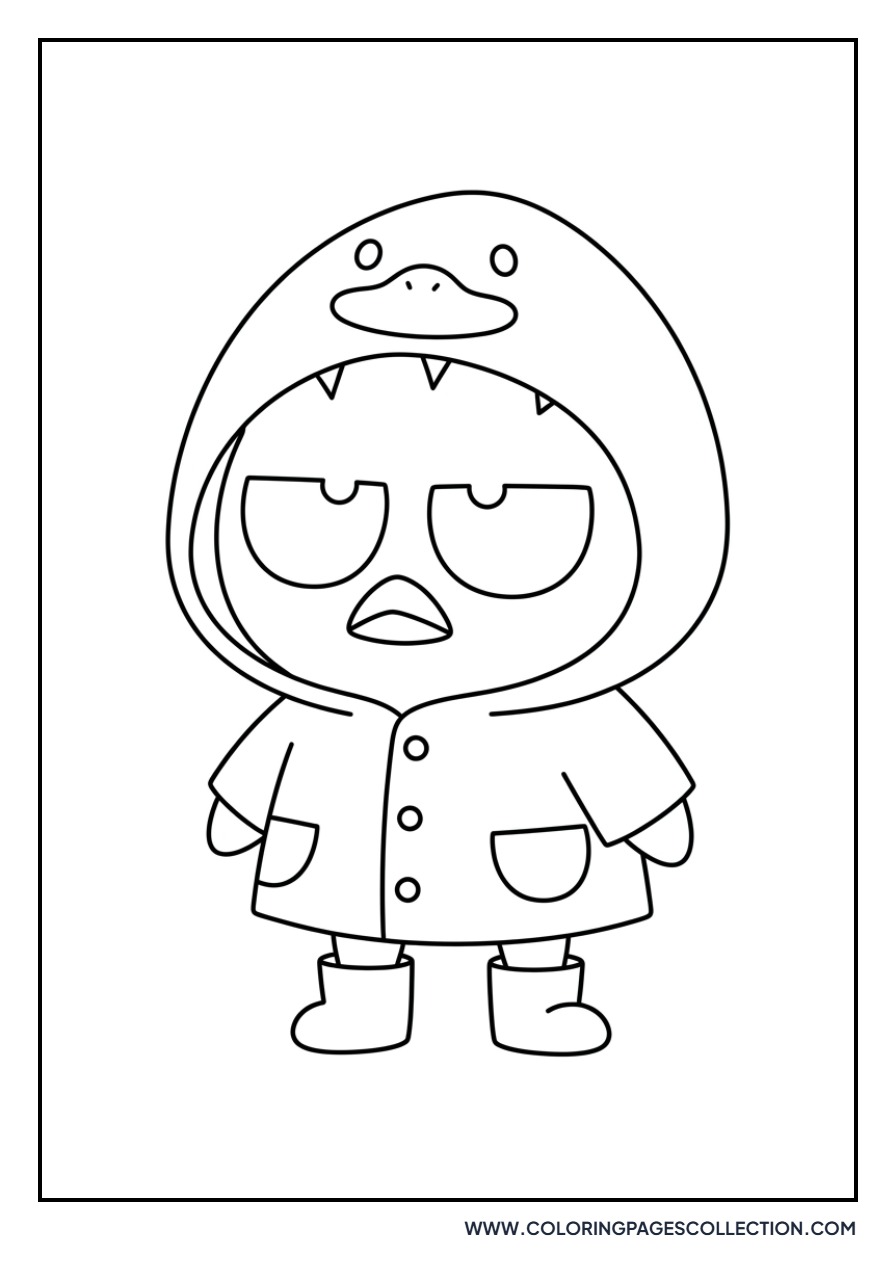 Badtz-Maru in a Raincoat