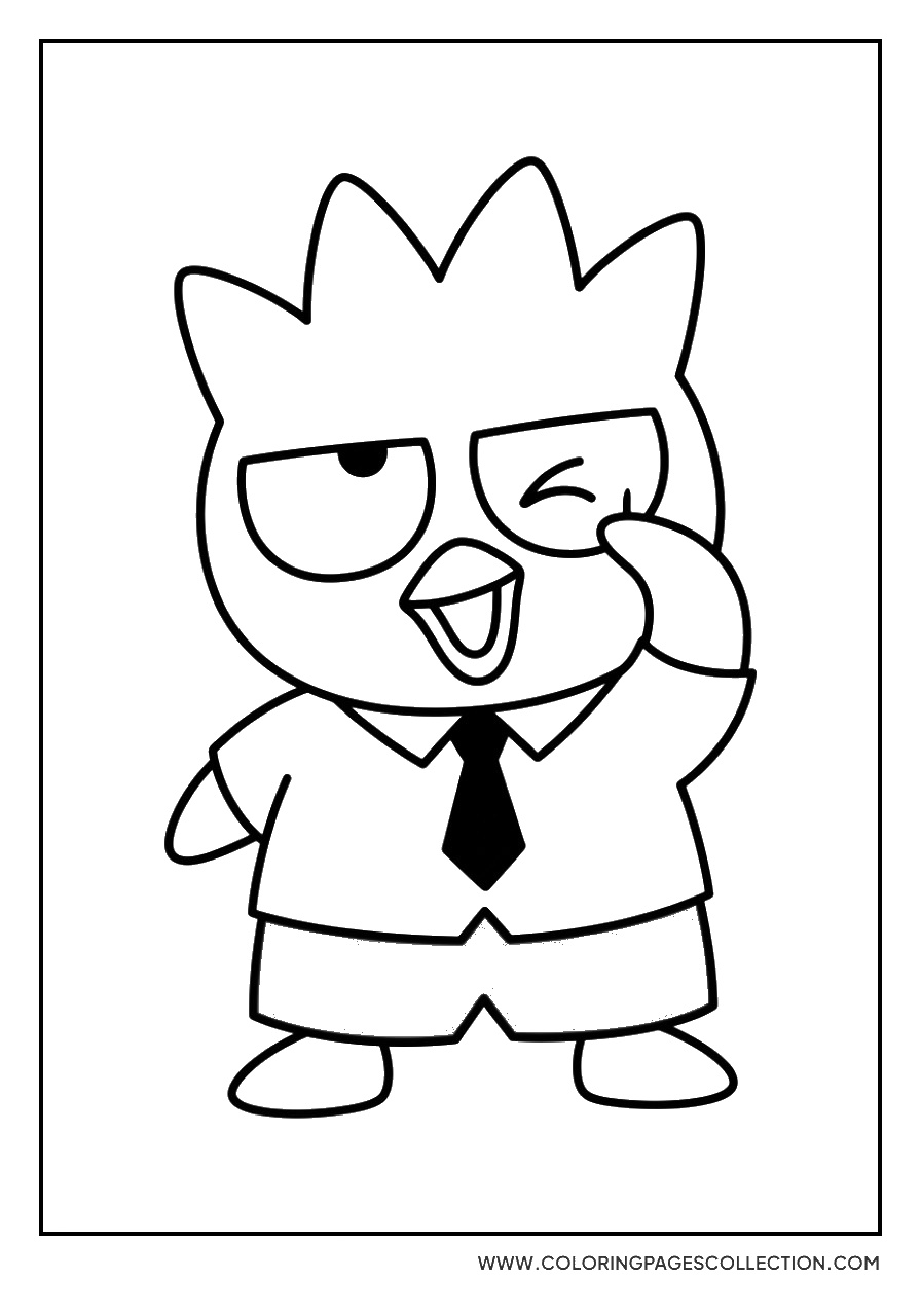 Badtz-Maru Making a Funny Face
