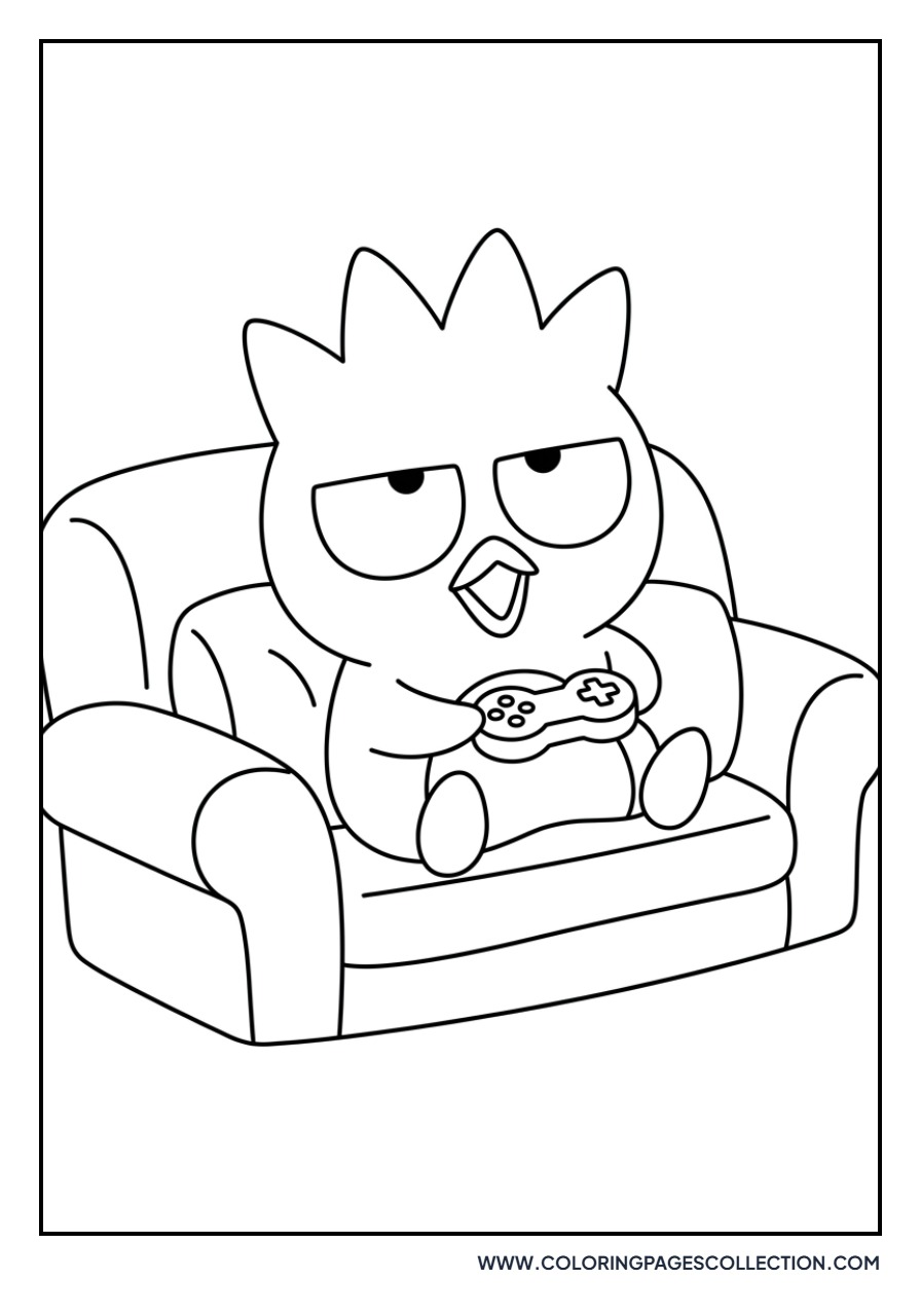 Badtz-Maru Playing Video Games