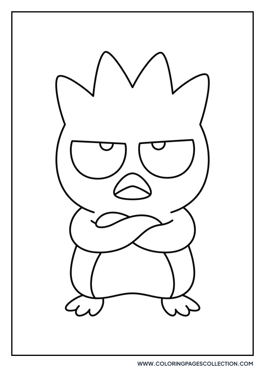 Badtz-Maru Standing Grumpy