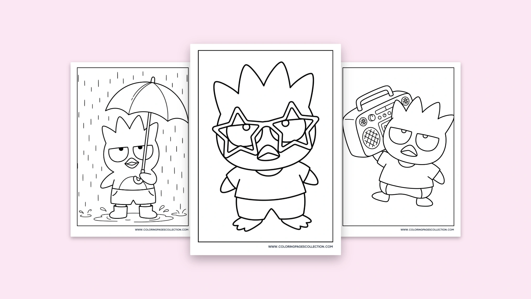 67+ Free Printable Badtz-Maru Coloring Pages