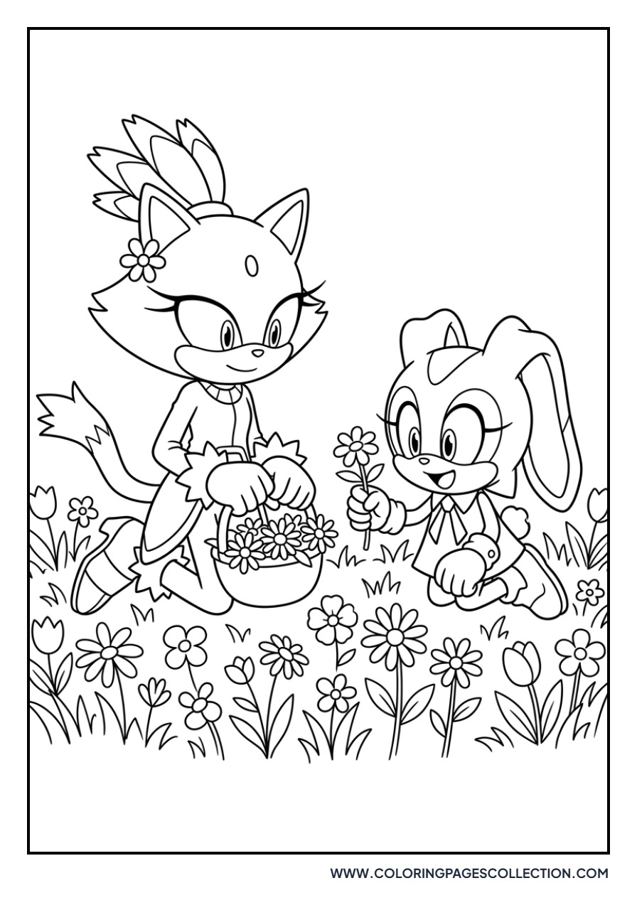 Blaze and Cream the Rabbit