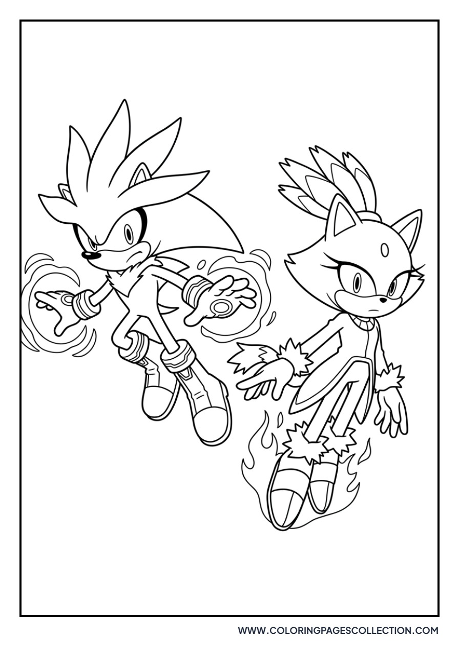 Blaze and Silver Flying