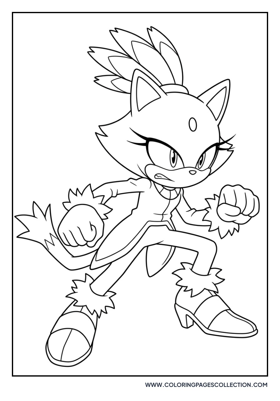 Blaze Angry Combat Stance