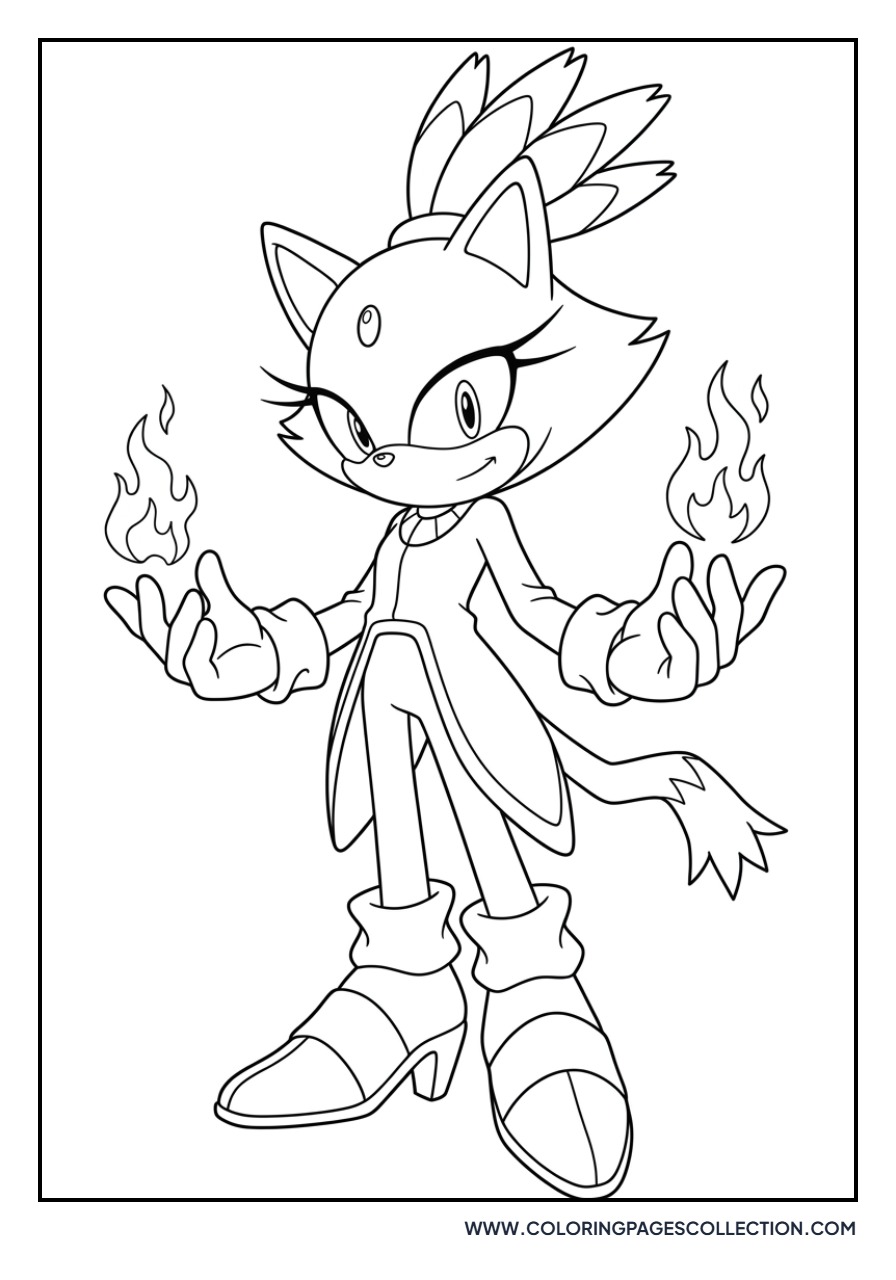 Blaze Conjuring Flames