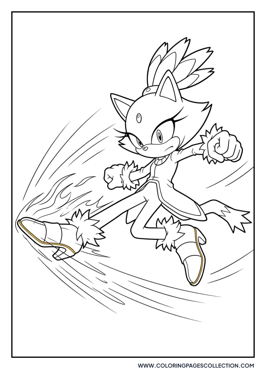Blaze Flying Kick