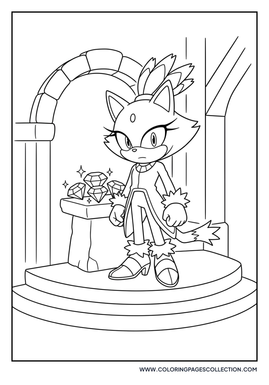 Blaze Guarding the Altar