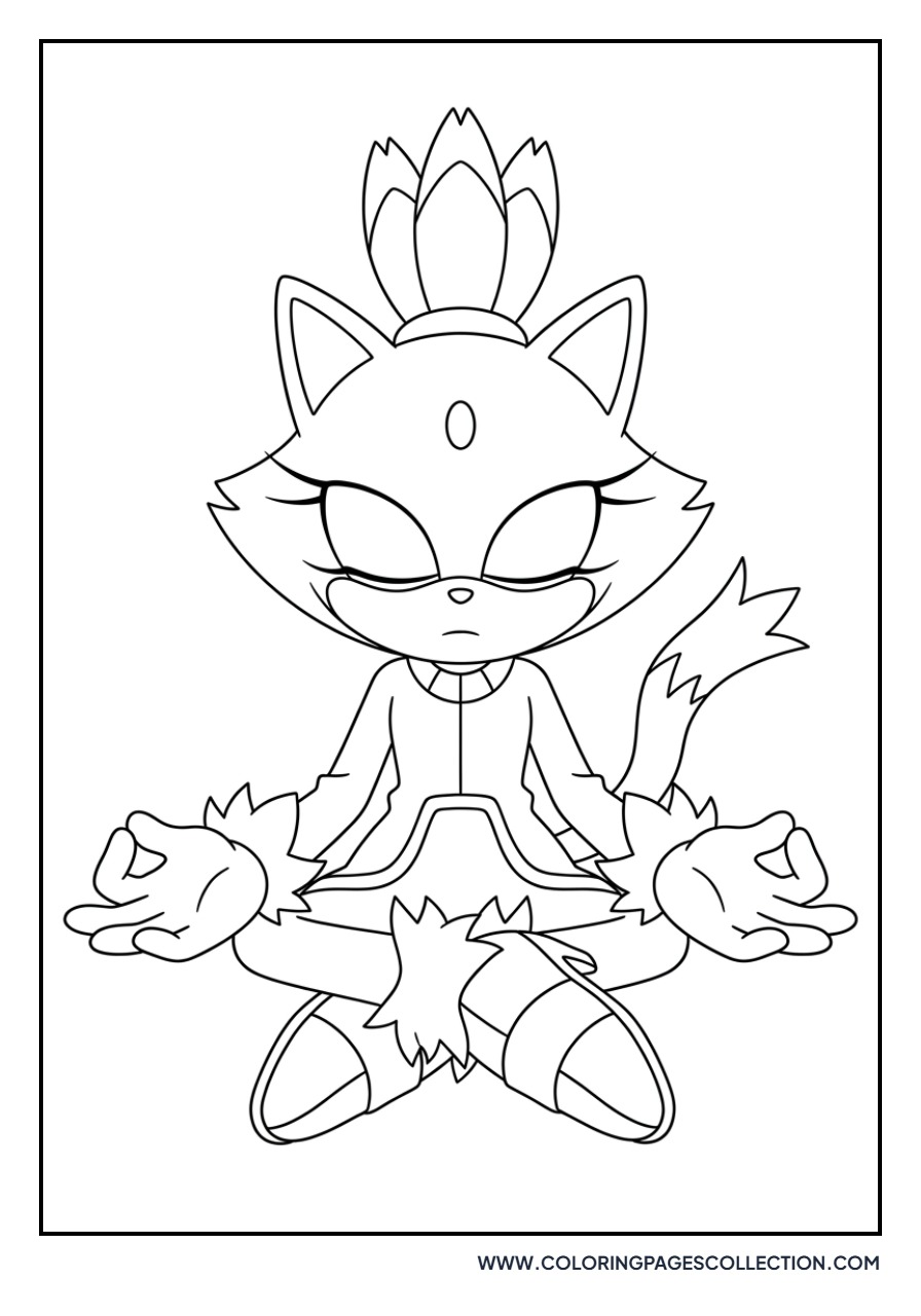 Blaze Meditating