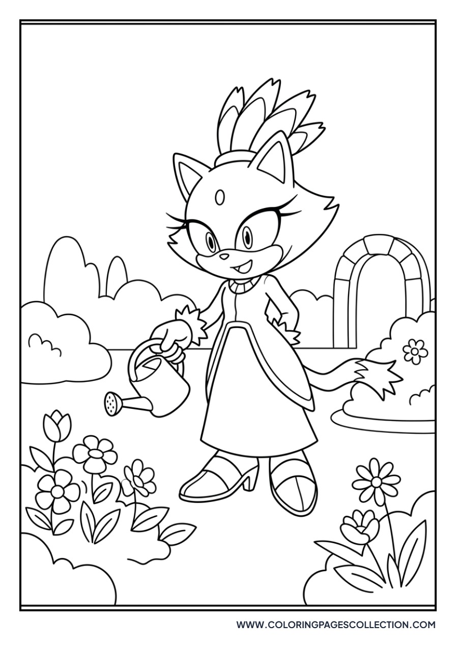 Blaze the Cat Garden