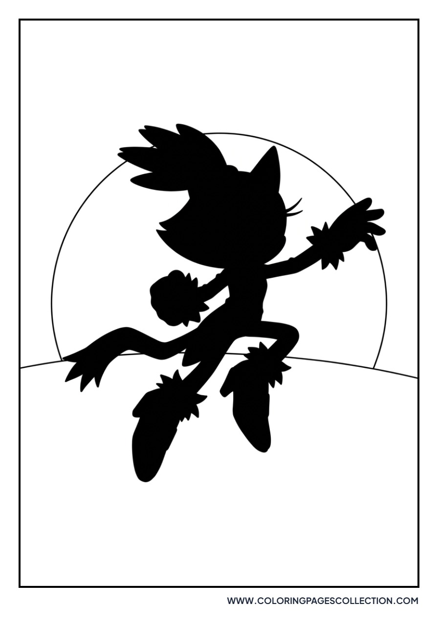 Blaze the Cat Jumping