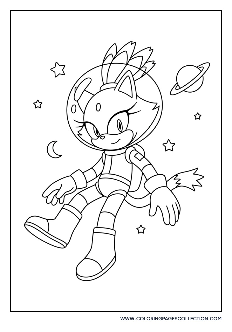 Blaze the Cat Space Pilot