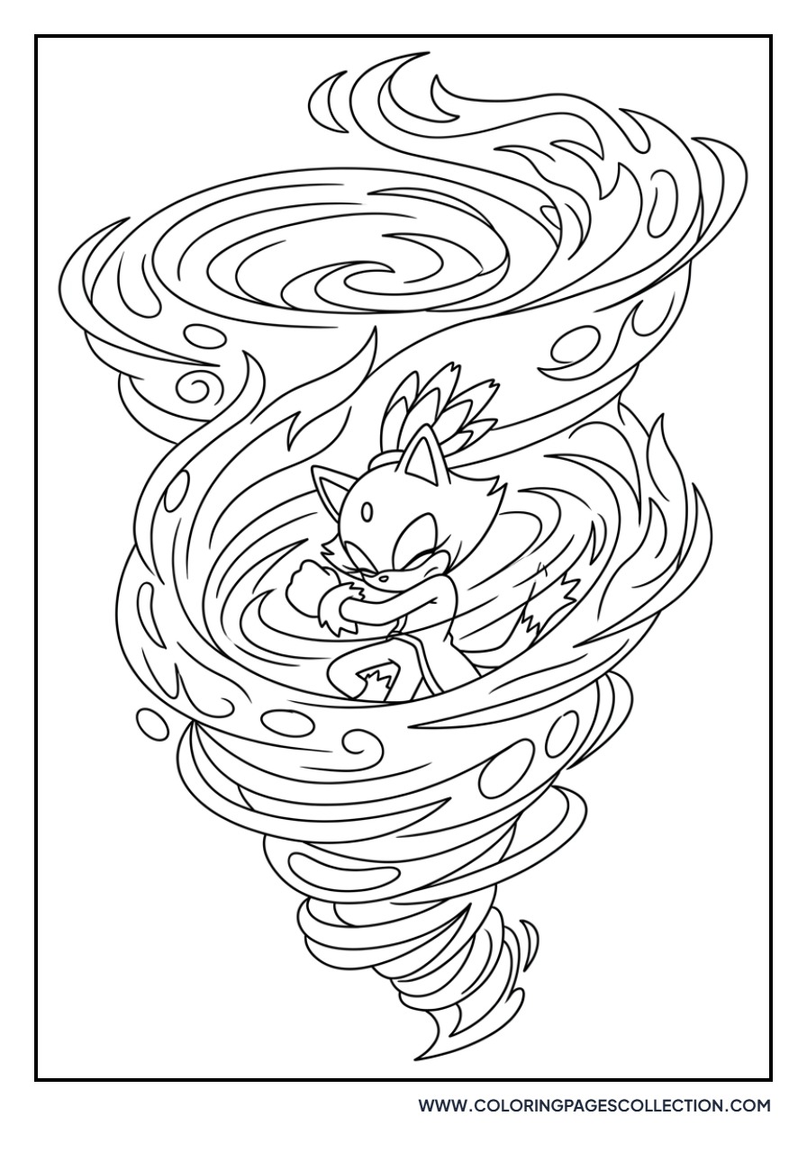 Blaze Using a Fire Tornado