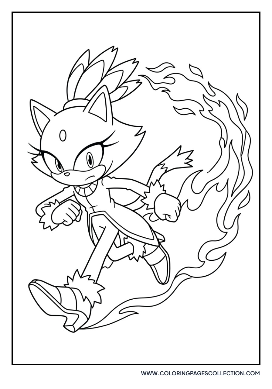 Blaze Using Fire Dash