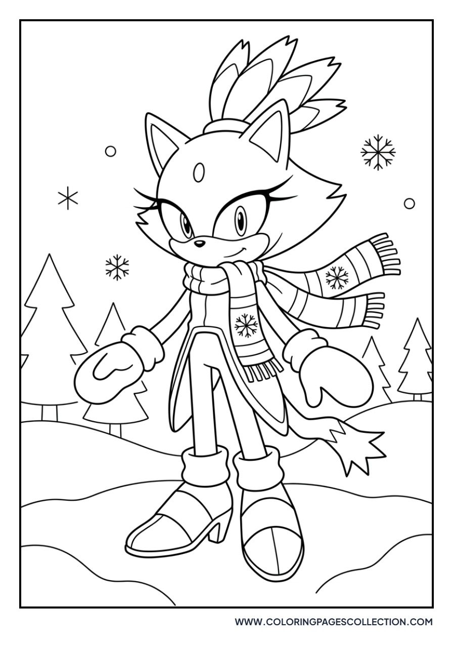 Blaze with a Scarf