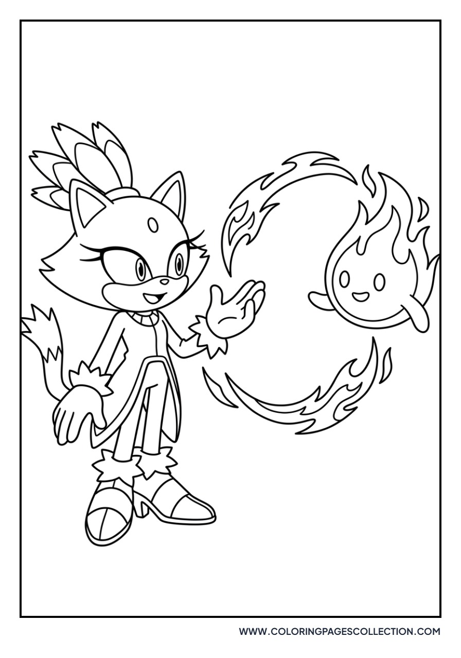 Blaze with Fire Spirit