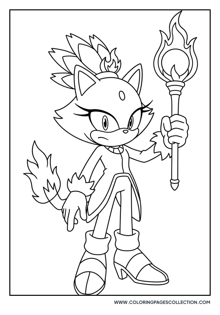 Blaze with Sol Scepter