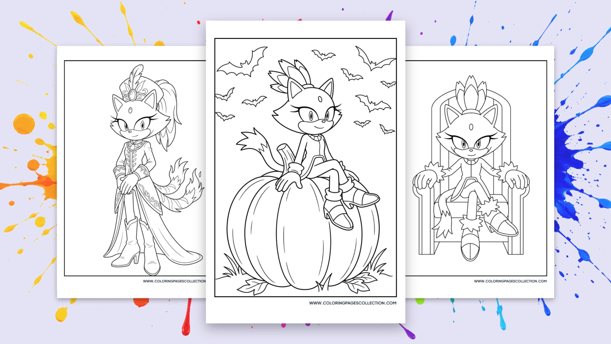 80+ Free Printable Blaze the Cat Coloring Pages