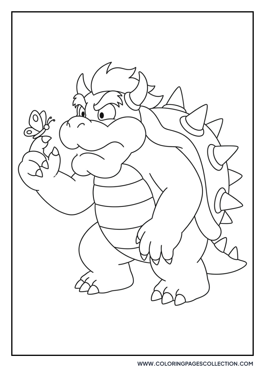 Bowser and a Butterfly