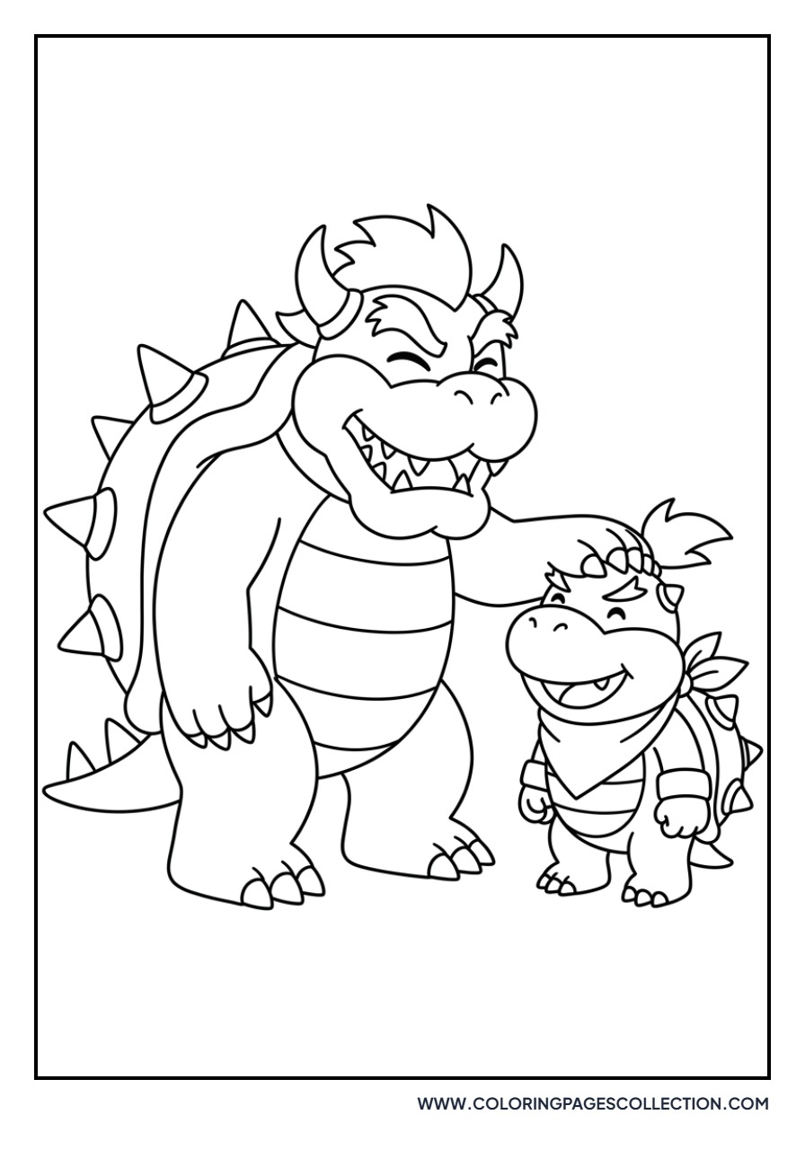 Bowser and Bowser Jr