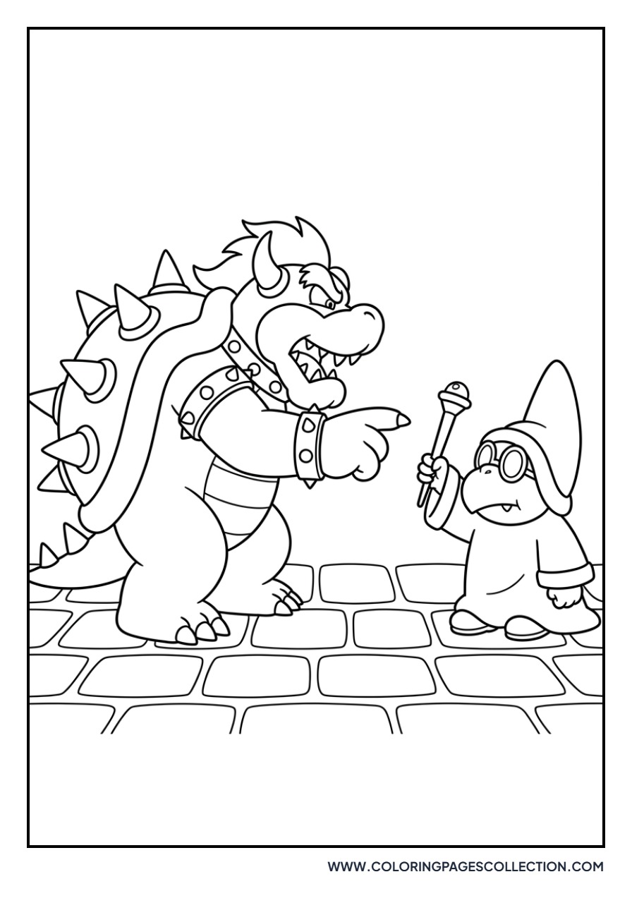 Bowser and Kamek