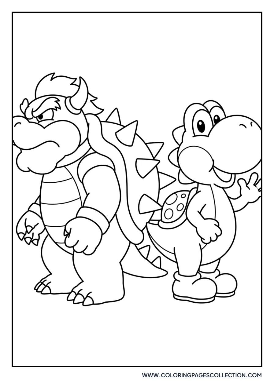 Bowser and Yoshi