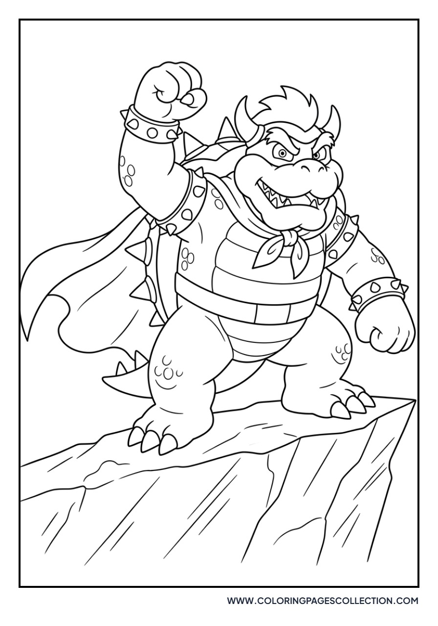 Bowser as a Superhero