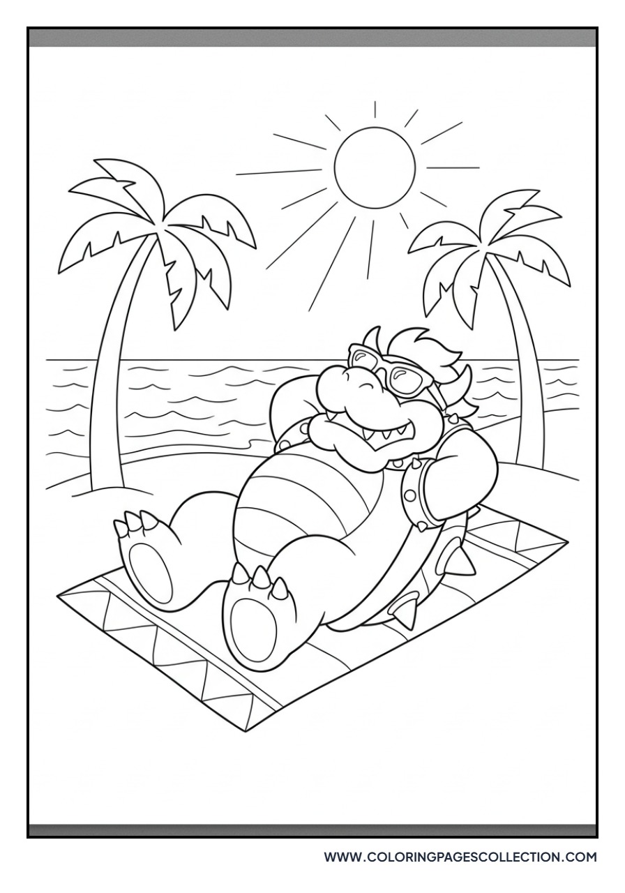 Bowser at the Beach