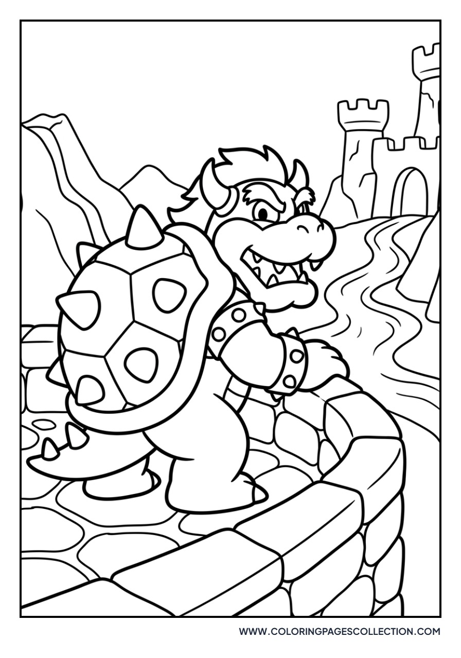 Bowser at the Castle