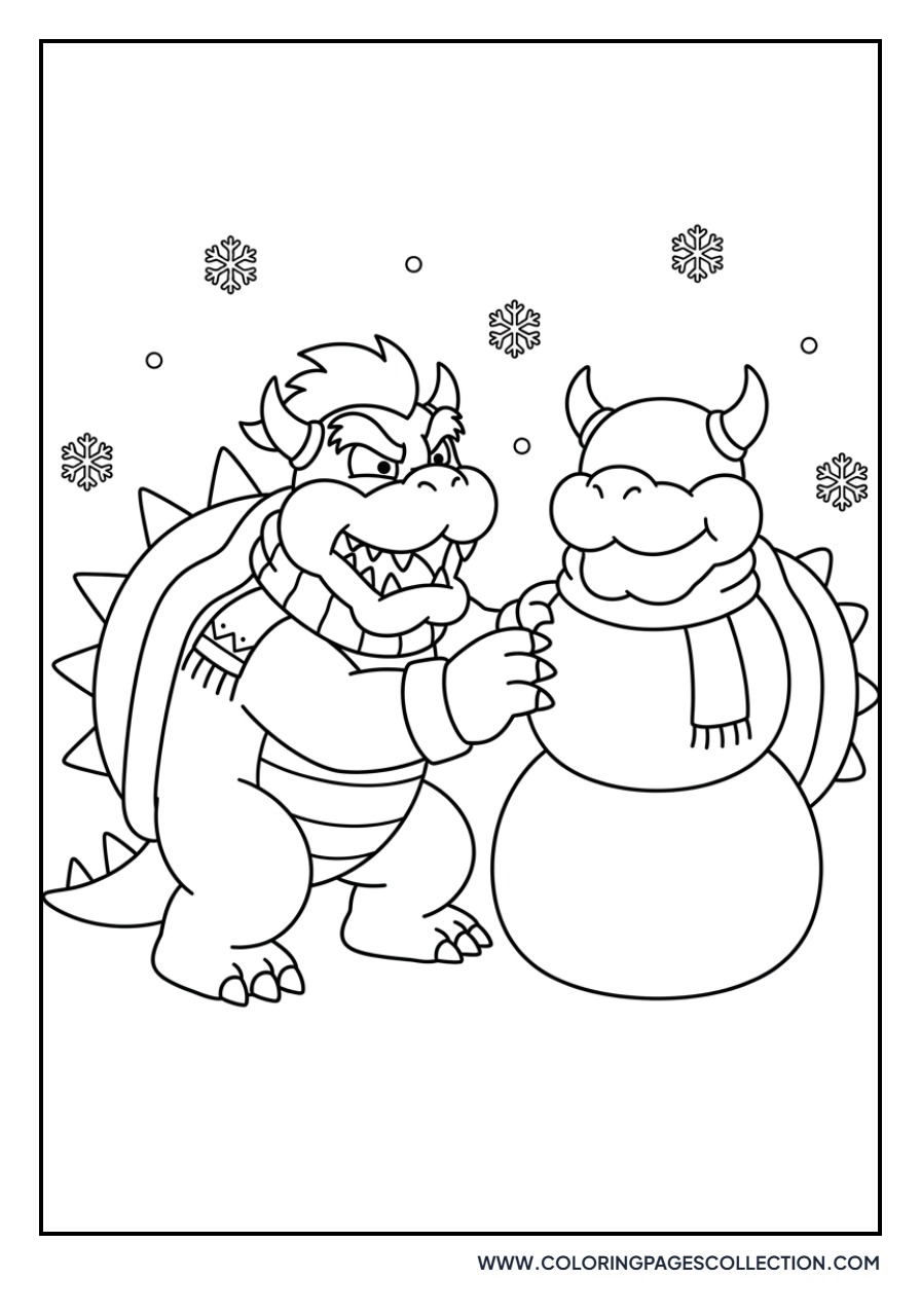 Bowser in the Snow