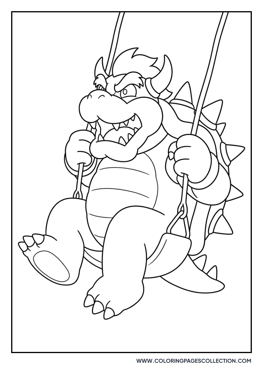 Bowser on a Swing