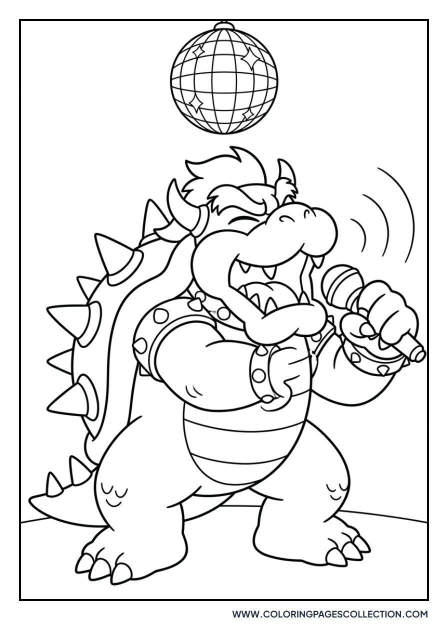 Bowser Singing Karaoke