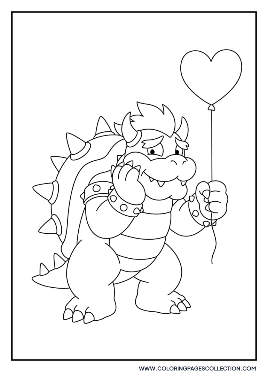 Bowser with a Balloon