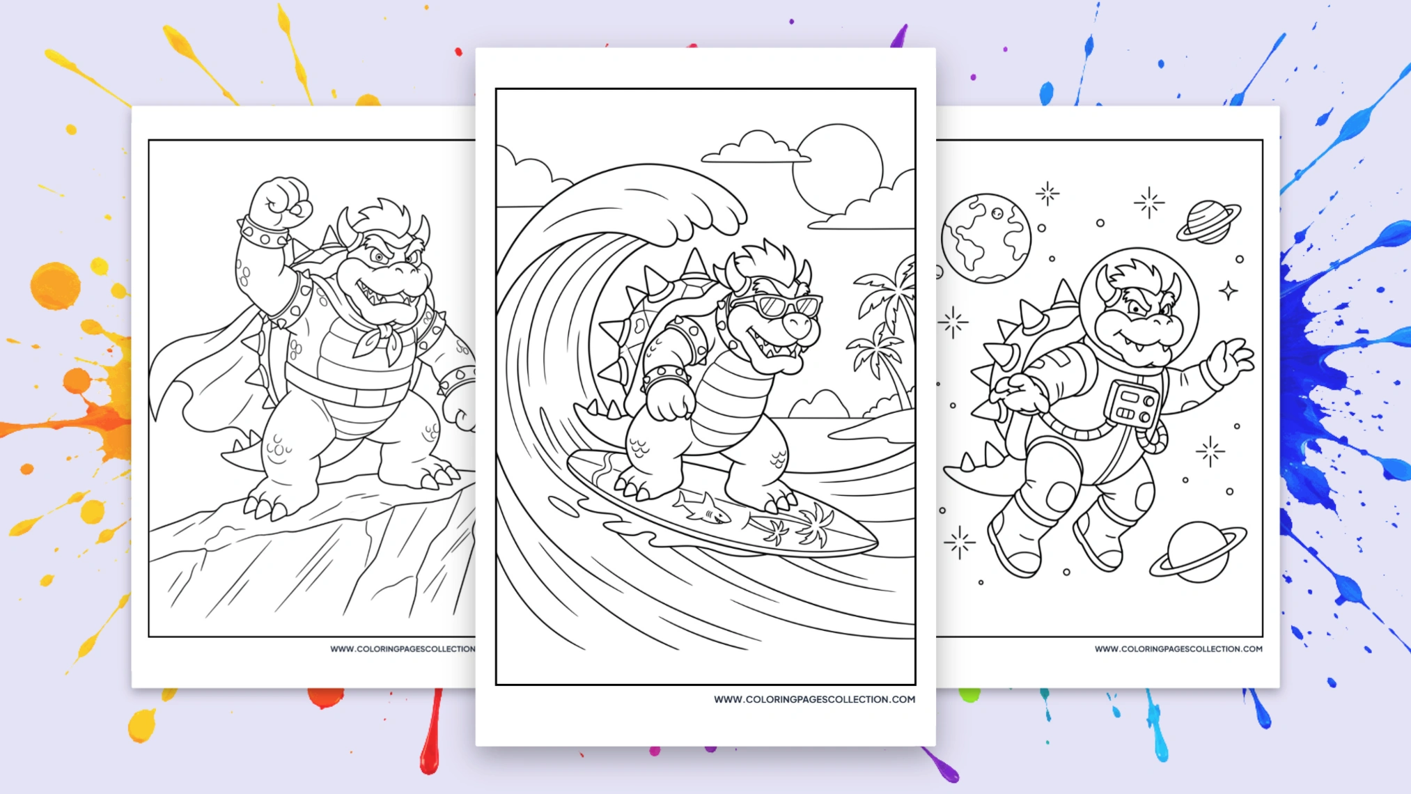 66 Free Printable Bowser Coloring Pages