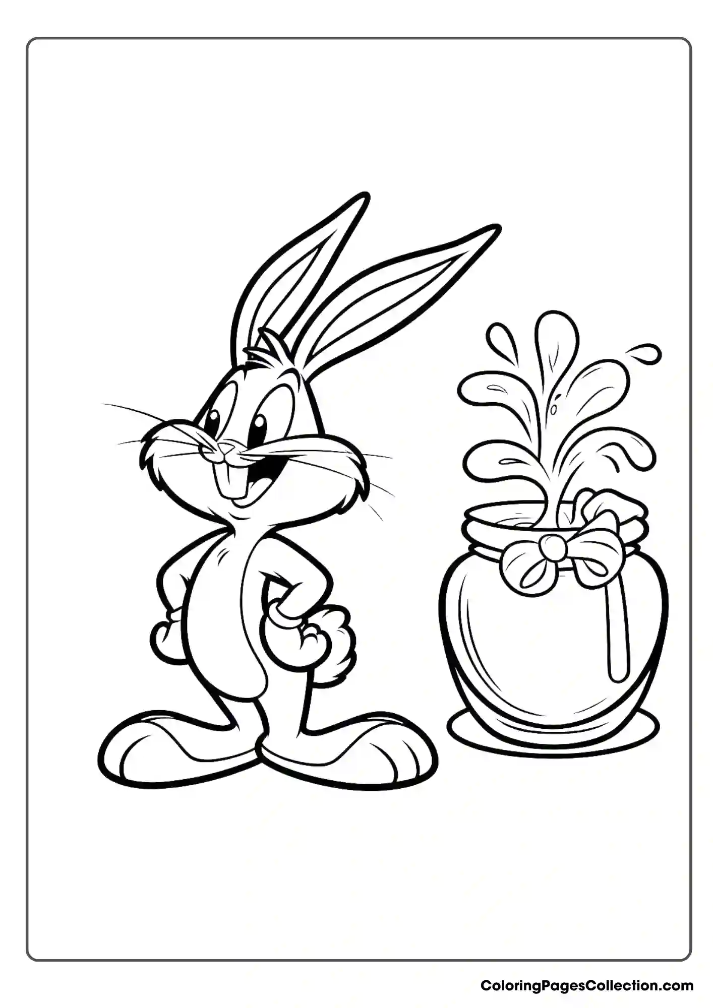 Bugs Bunny coloring oages
