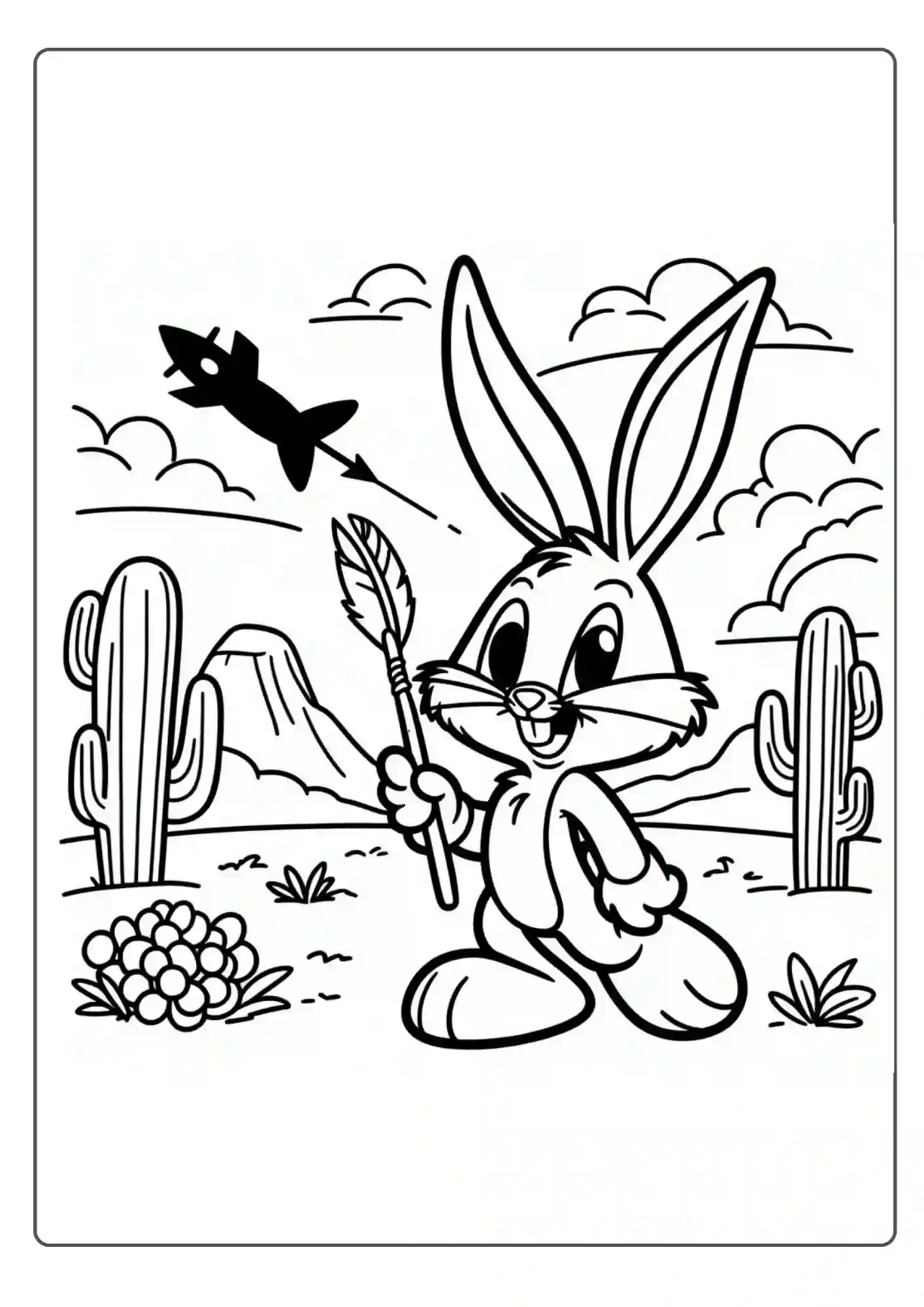Bugs Bunny coloring oages