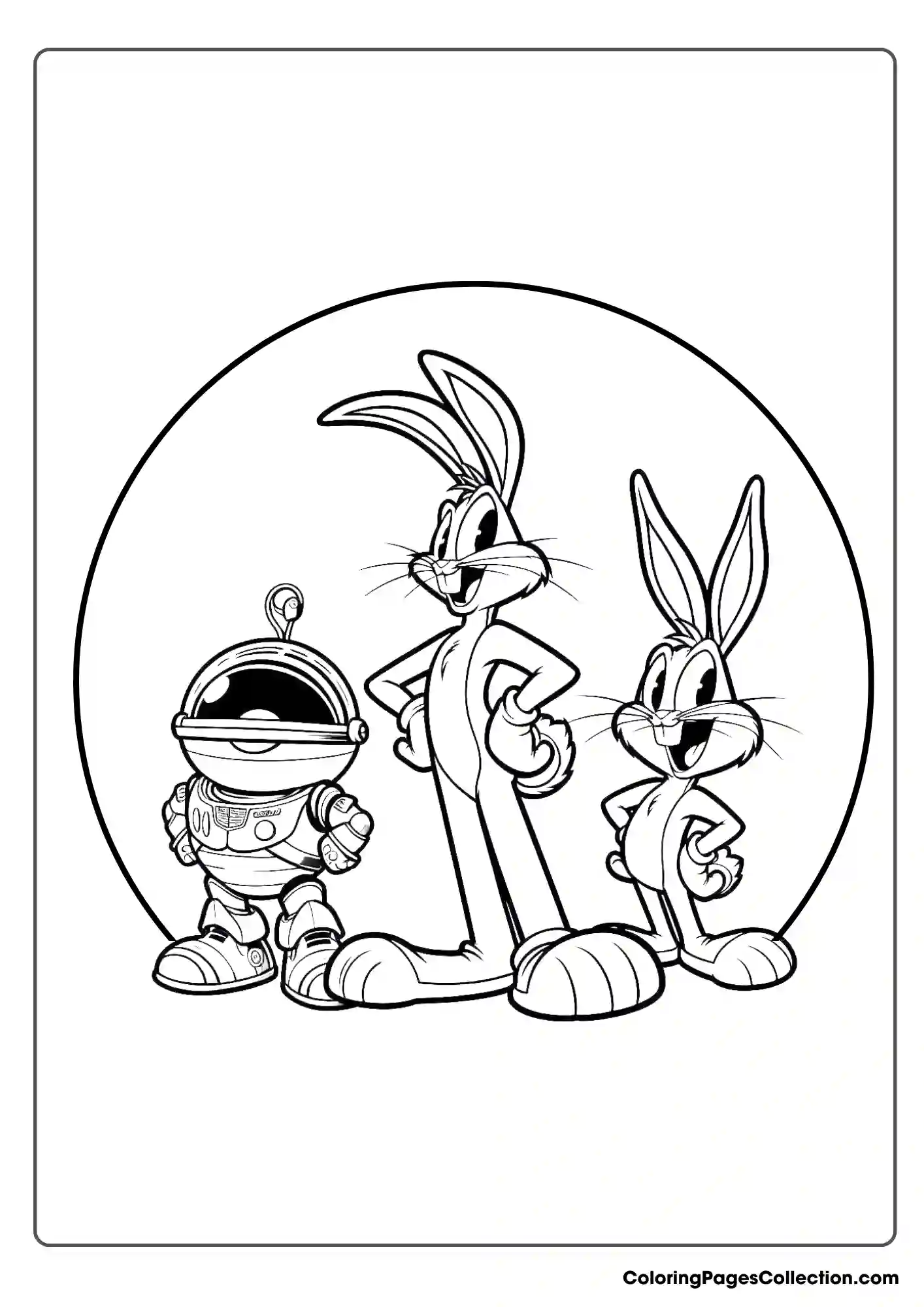 Bugs Bunny coloring oages