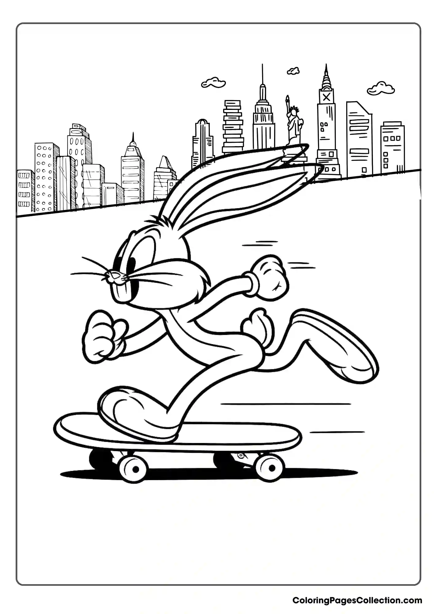 Bugs Bunny coloring oages