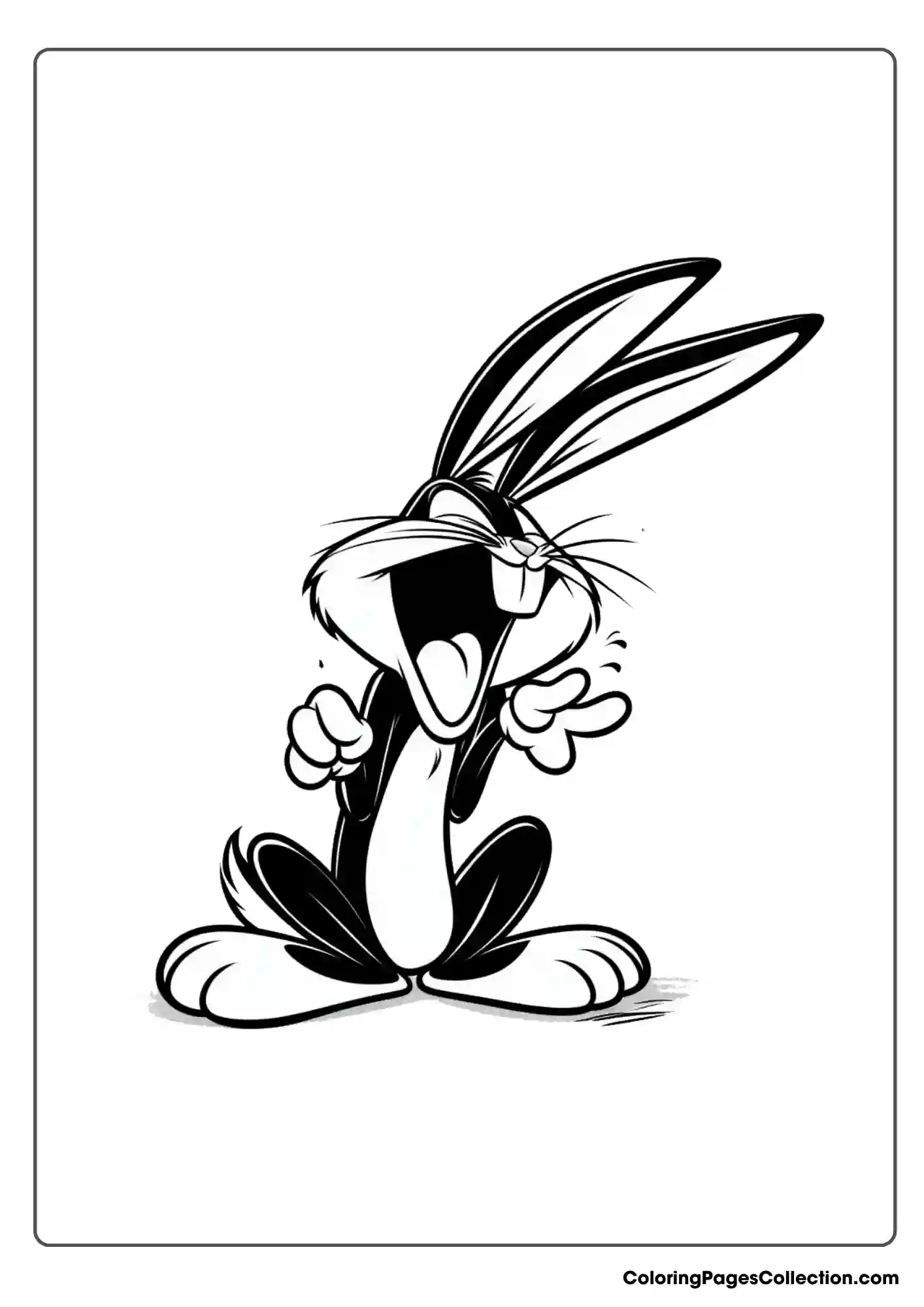 Bugs Bunny coloring oages