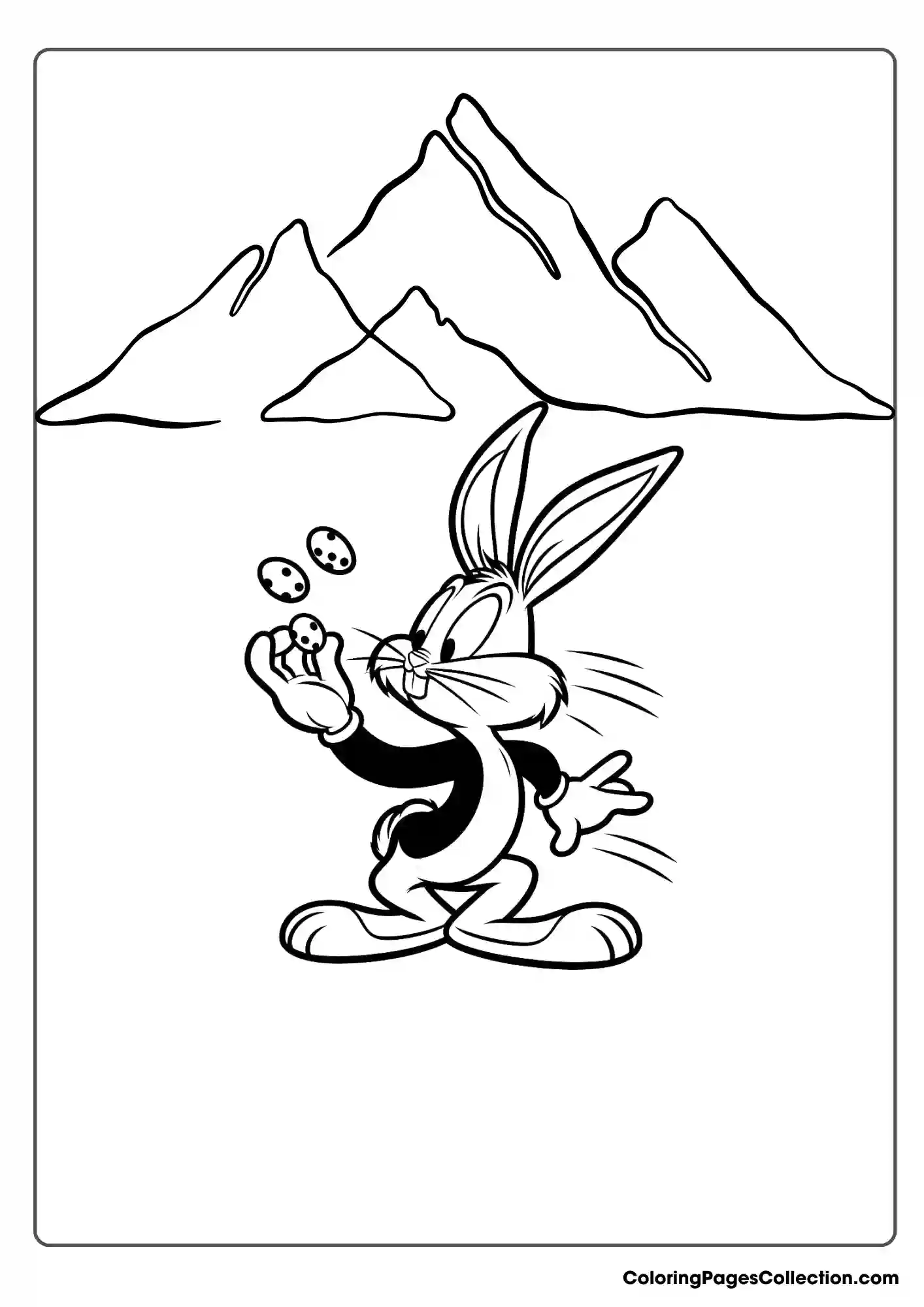 Bugs Bunny coloring oages