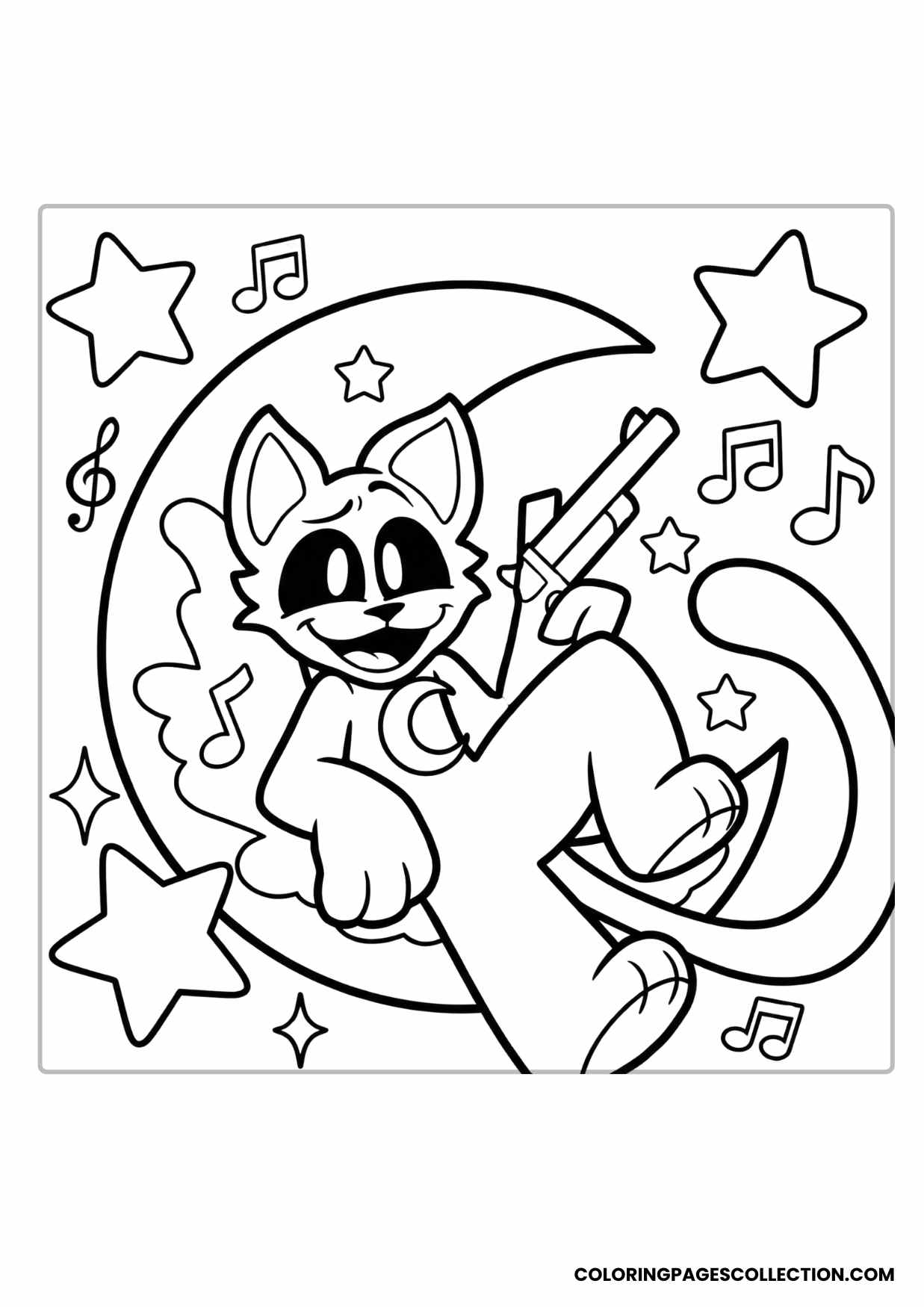 Catnap Coloring Pages