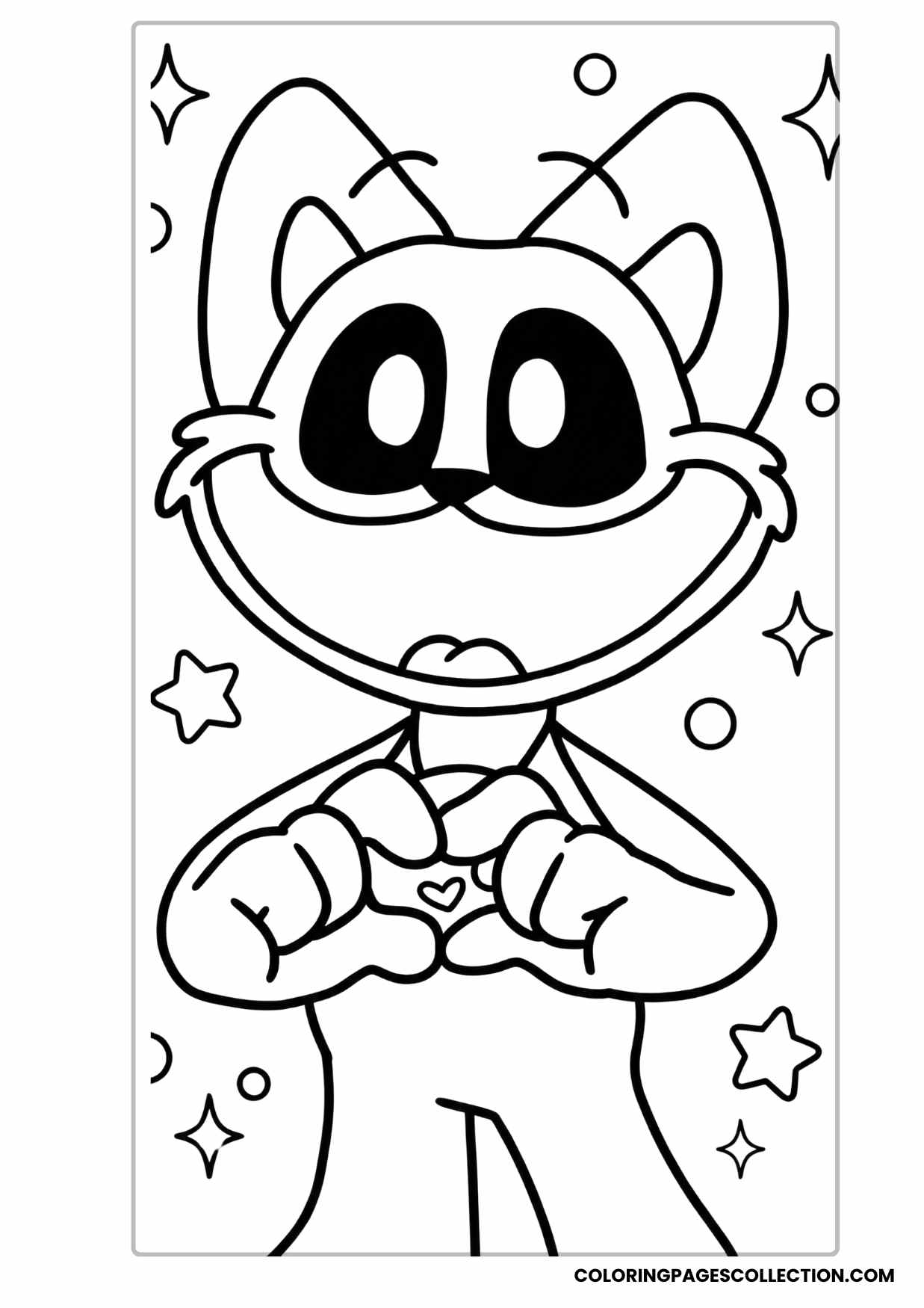 Catnap Coloring Pages