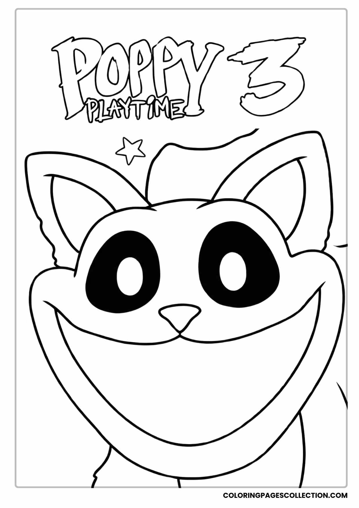 Catnap Coloring Pages