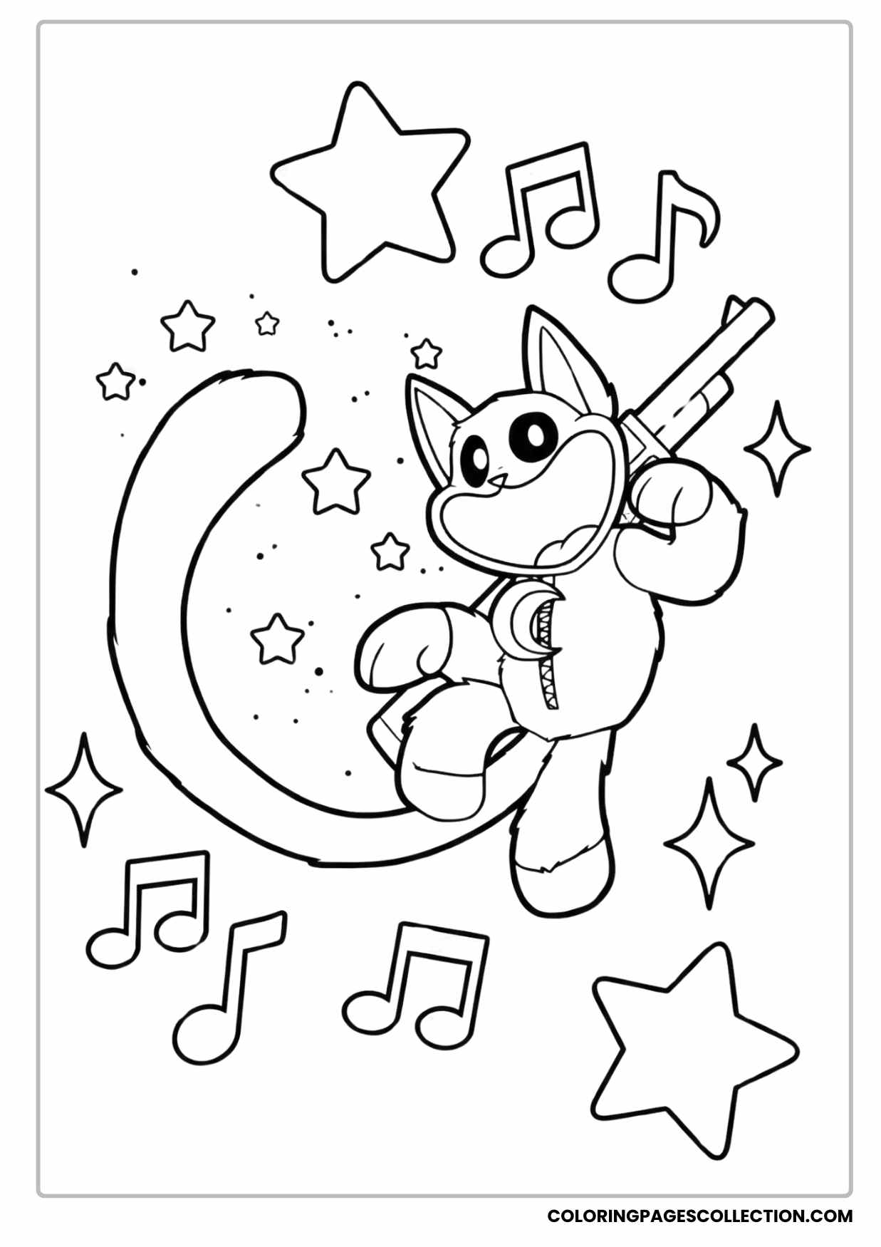 Catnap Coloring Pages